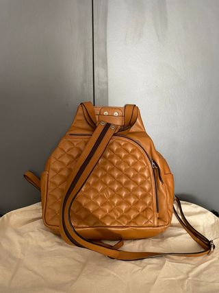 Mochila Piel Marrón 