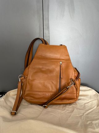 Mochila Piel Marrón 