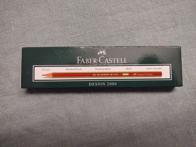 Confezione 12 matite Faber CAstell Dessin 2000 3H