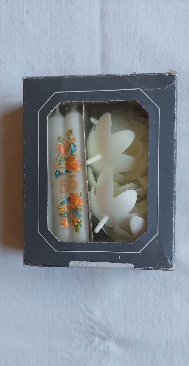 Set 12 candeline con supporto