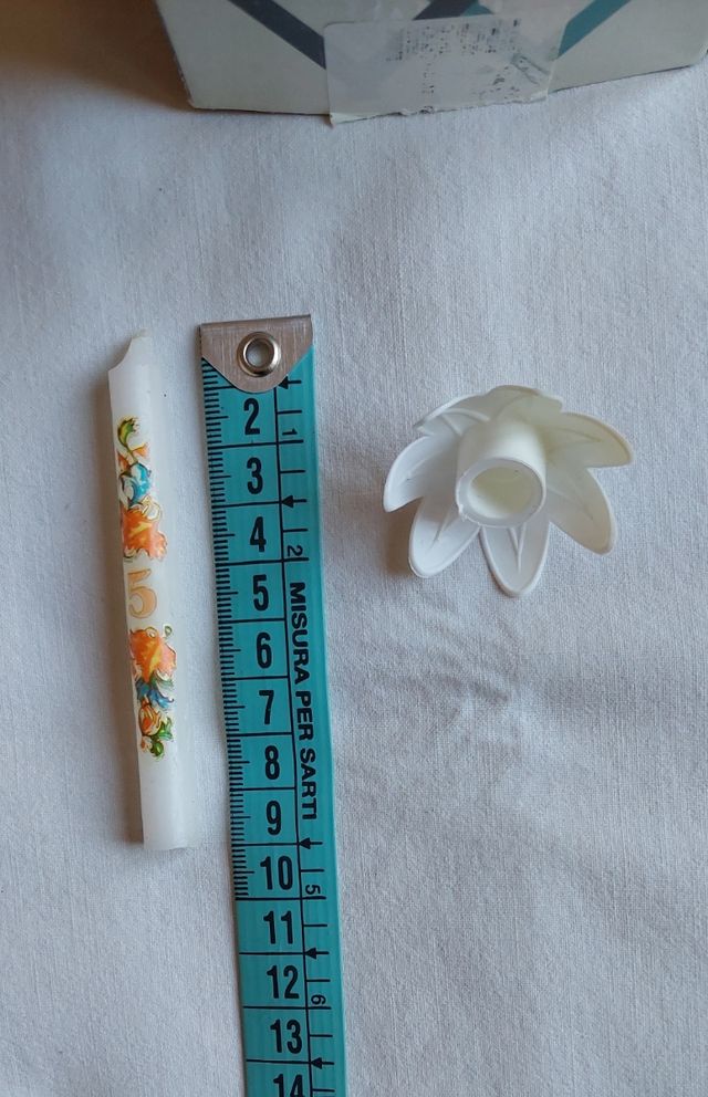 Set 12 candeline con supporto