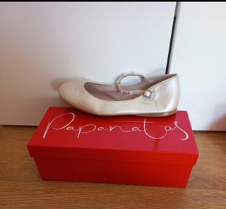 zapato comunión color crema marca papanatas