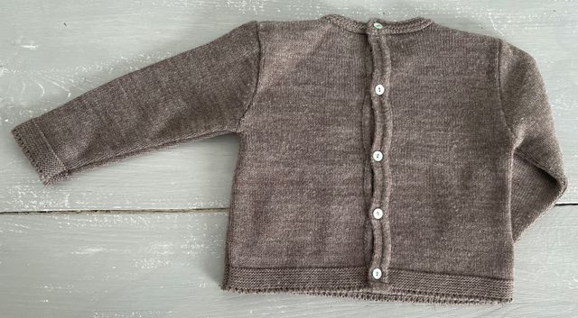 Jersey bebé marrón coche 12M