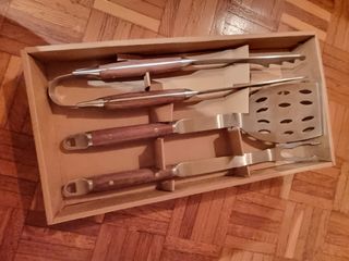 Utensilios barbacoa delux