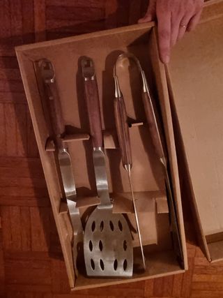 Utensilios barbacoa delux