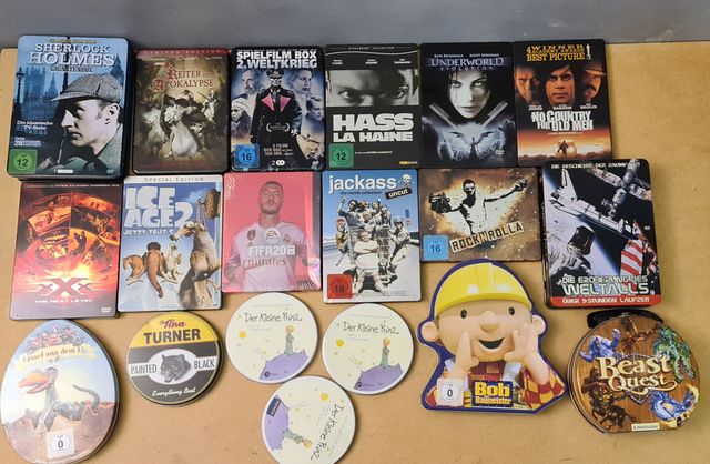 Lote Steelbooks Películas y videojuegos