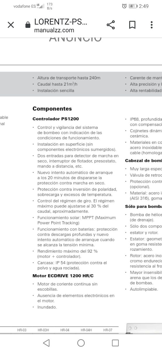vendo controlador para bomba de agua sumergible 