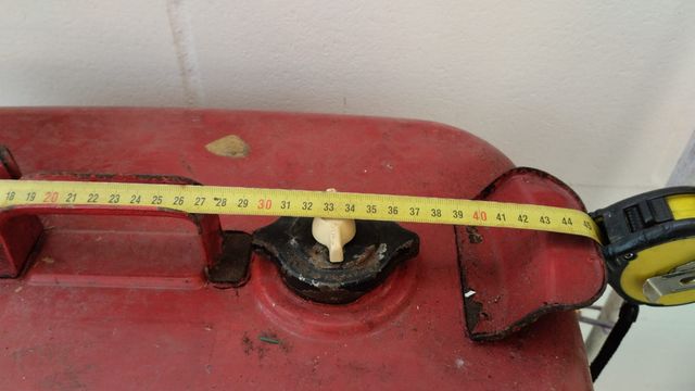 Serbatoio carburante esterno da 25 litri