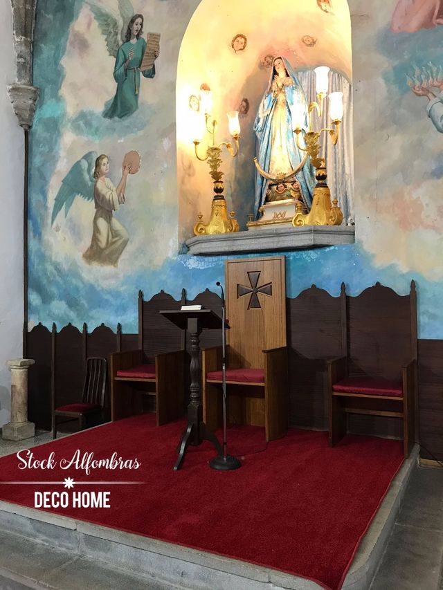 Tappeto rosso liscio di qualità superiore su misura