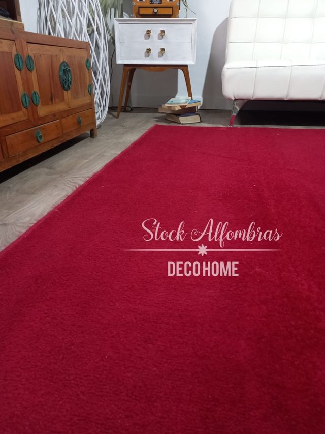 Tappeto rosso liscio di qualità superiore su misura