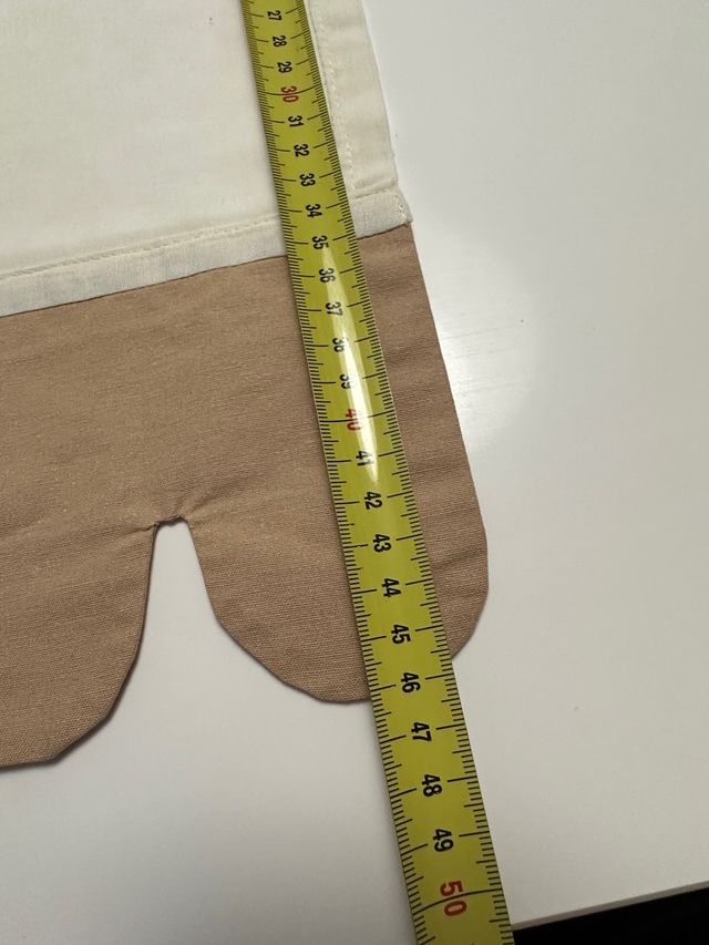 Cortina para ventana de baño confeccionada