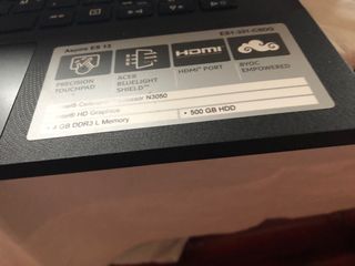 Nootbook aspire acer