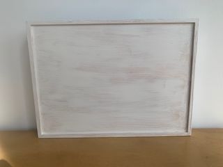 BANDEJA MADERA DECORADA REBAJADA !!!!