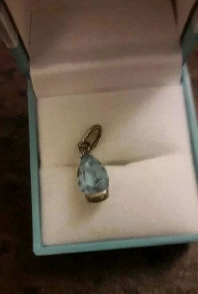 Pendente topazio naturale