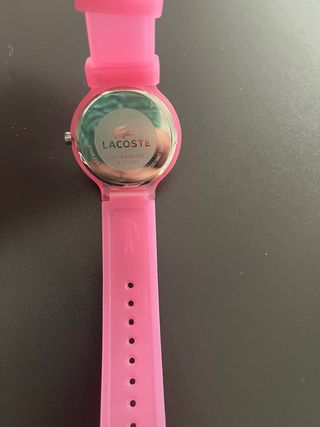 Reloj lacoste rosa mujer