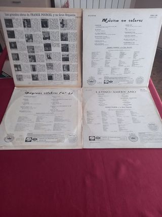 Lote Frank Pourcel Y Su Gran Orquesta 4 vinilos.