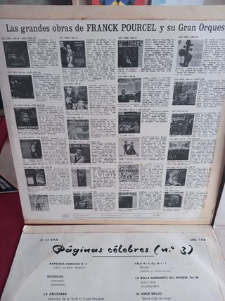 Lote Frank Pourcel Y Su Gran Orquesta 4 vinilos.