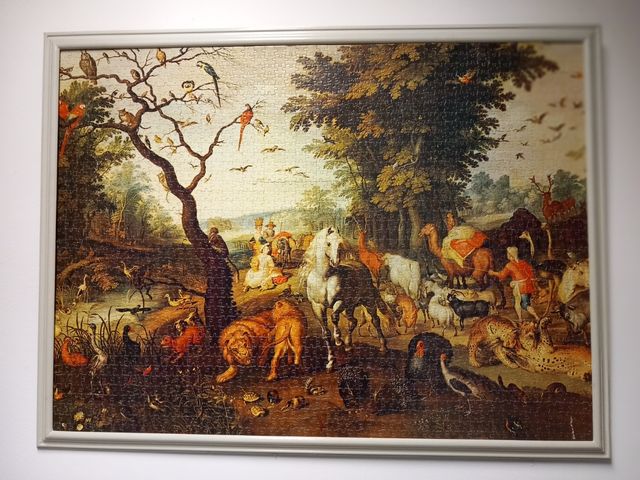 Puzzle enmarcado - ' El Jardín del Edén '