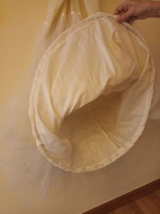 Preciosa vestido novia alta costurar