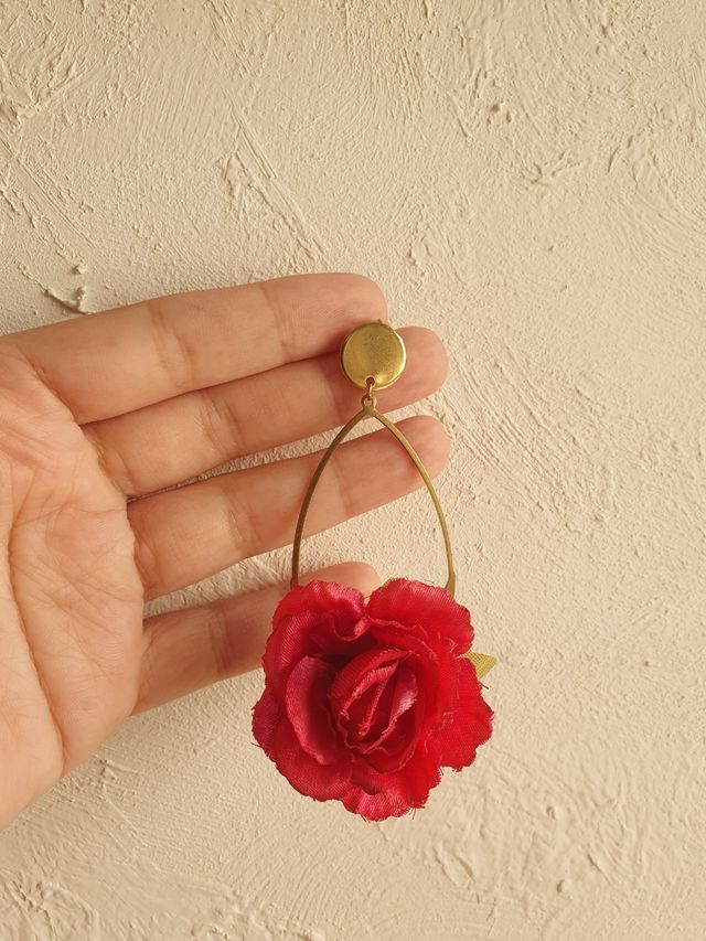 Pendientes rosa fucsia