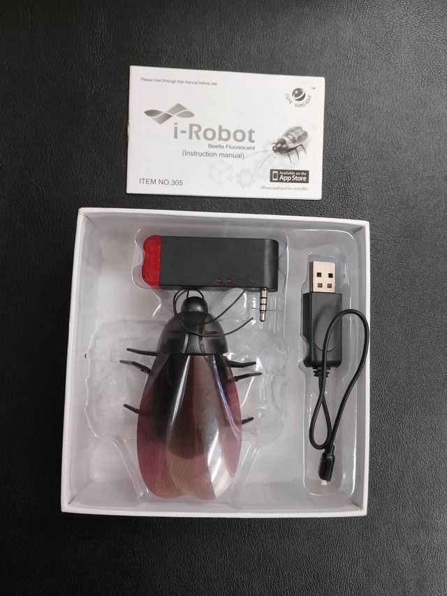 Escarabajo radio control fluorescente i-Robot