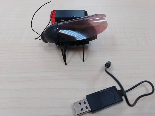 Escarabajo radio control fluorescente i-Robot