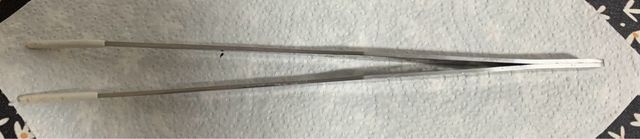 Pinzas acero inoxidable para reptiles