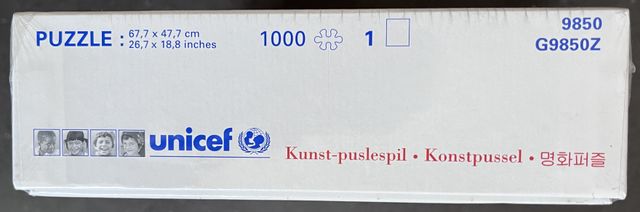 Puzzle 1000 Unicef -  Van Gogh, Saint Remy