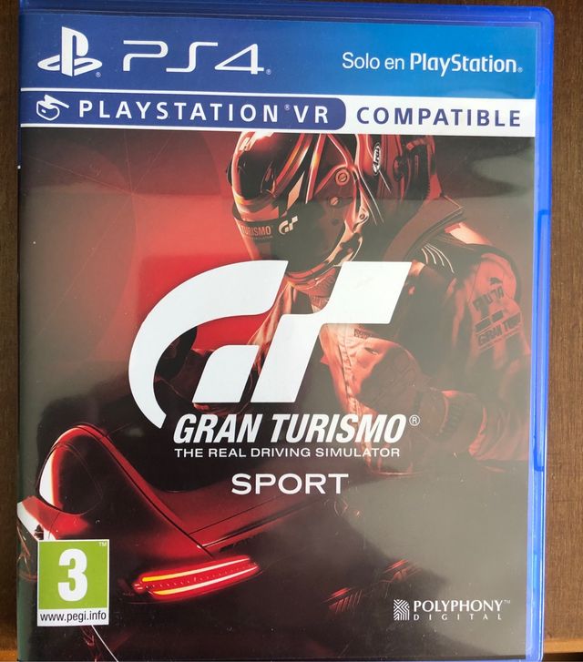 Se vende Gran Turismo Sport para PS4