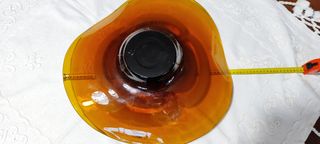 centrotavola nuovo Ivat vetro color ambra