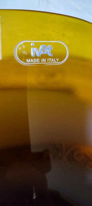 centrotavola nuovo Ivat vetro color ambra