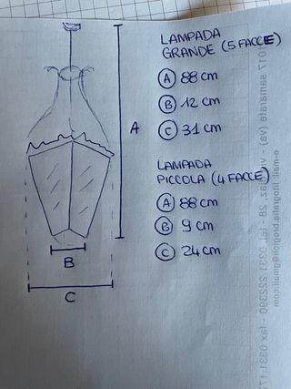 Lampada a lanterna MD Lamp Art (piccola)