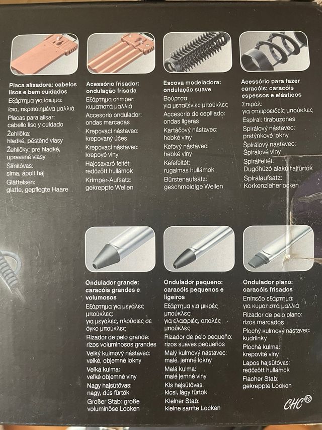 Cono arricciacapelli e arricciacapelli multifunzionale