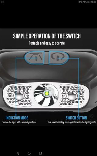 LINTERNA LED CORRER BICICLETA PESCA ETC