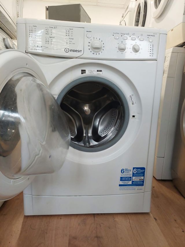 Lavadora indesit, A++ 8KG transporte + Garantía