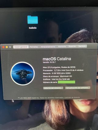 iMac 21,5" finales 2013