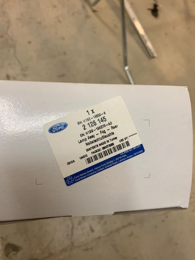 Piloto antiniebla Ford fiesta