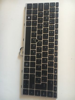 Ersatz-Tasten Für HP EliteBook 840 G5 Tastatur – UK Layout, Schwarz, KEINE Hintergrundbeleuchtung