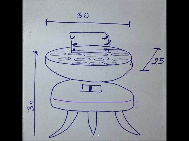Churrasqueira # mini grelhador