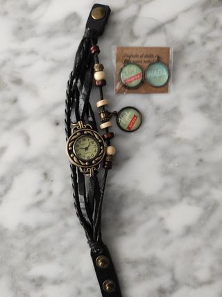reloj pulsera bisutería 