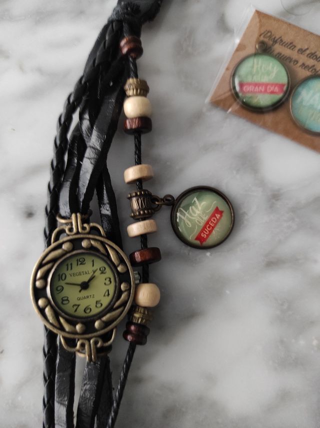 reloj pulsera bisutería
