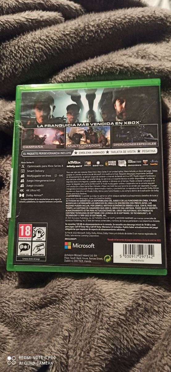 call of duty MWII Xbox series