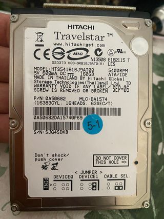 Conector HDD disco duro