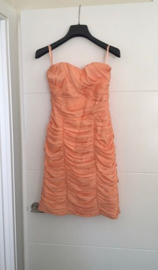Vestido de palabra de honor de H&M
