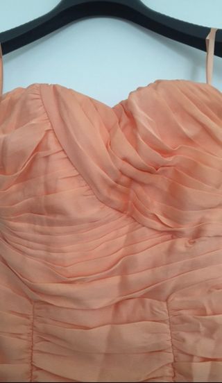 Vestido de palabra de honor de H&M