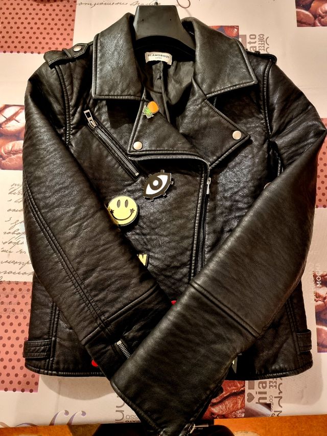 giubbotto simil-pelle Glamorous tg.L