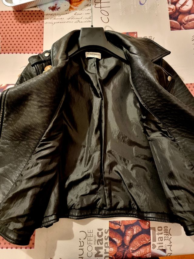 giubbotto simil-pelle Glamorous tg.L