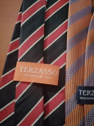 Lote corbatas seda italiana