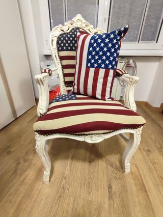 poltroncina "tessuto americano"