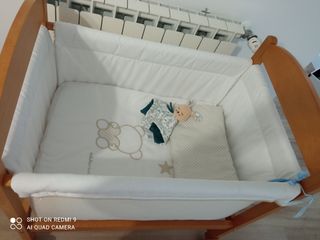 minicuna con vestidura nueva